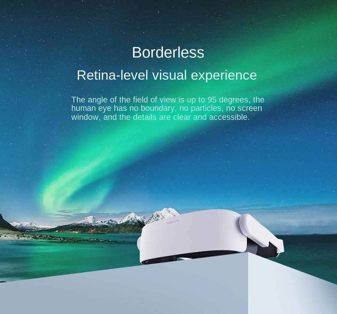 Arpara 5K VR Glasses 3D Large Screen Watching Movies Suit Smart Phone And Computer VR Helmet Lite Version Retina Viewing Steam
