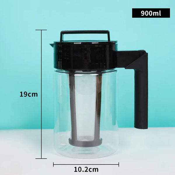 1pcs 900ML/1300ML/2000ML Cold Brew Iced Coffee Maker With Coffee Filter and Handle