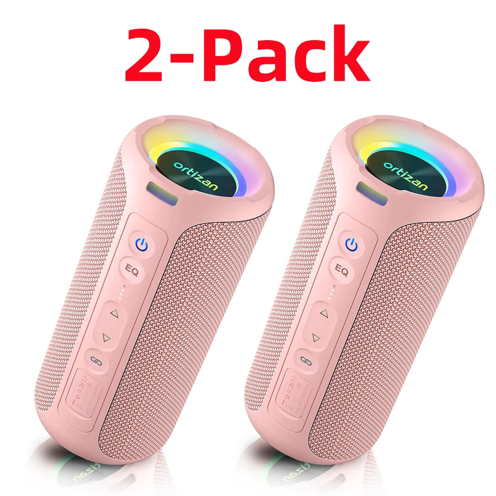 Ortizan Bluetooth Speakers Enhanced Bass Portable Outdoor Wireless Speaker