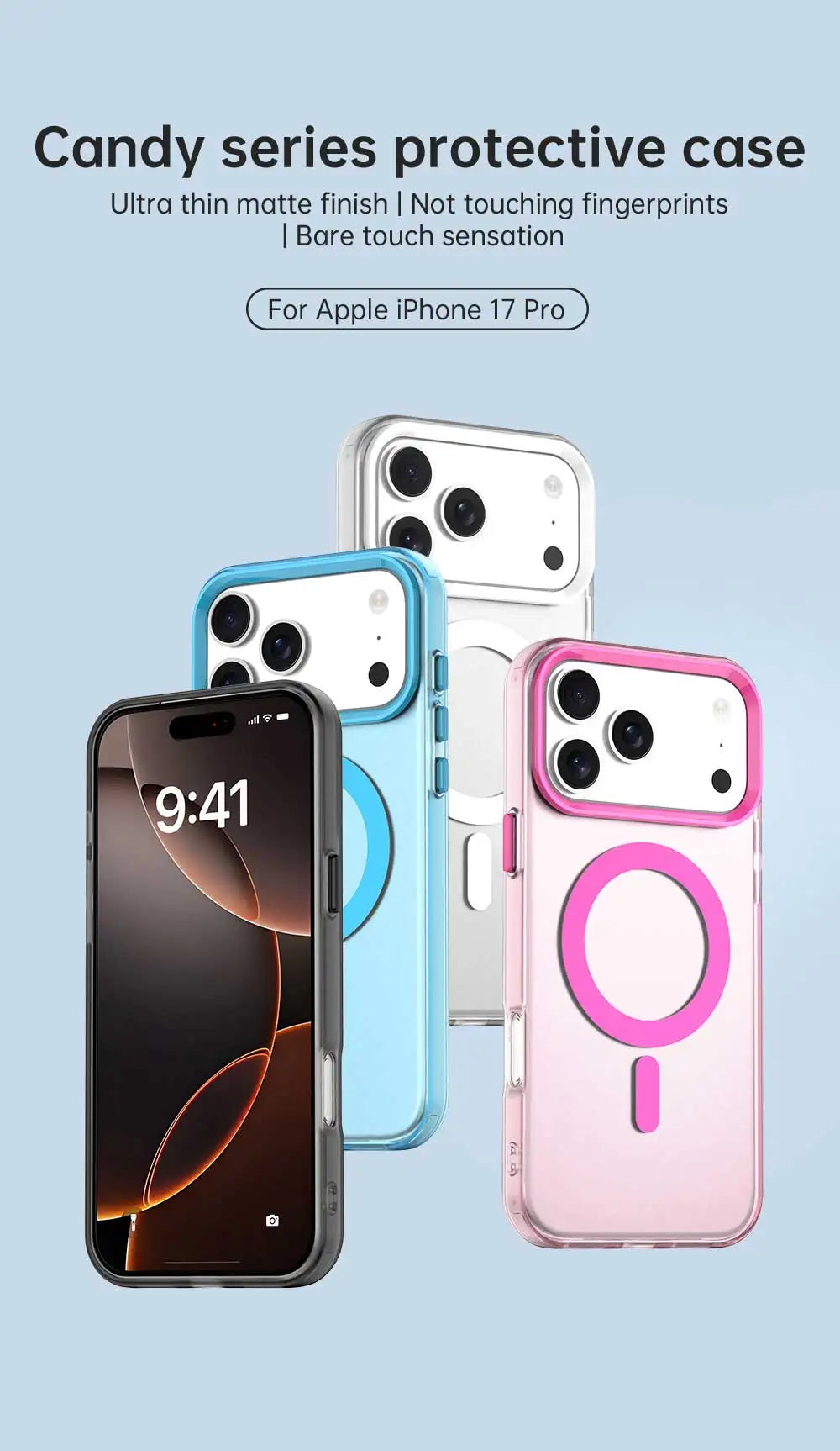 Matte Clear For Magsafe Wireless Charge Case for iPhone Max Military Shockproof