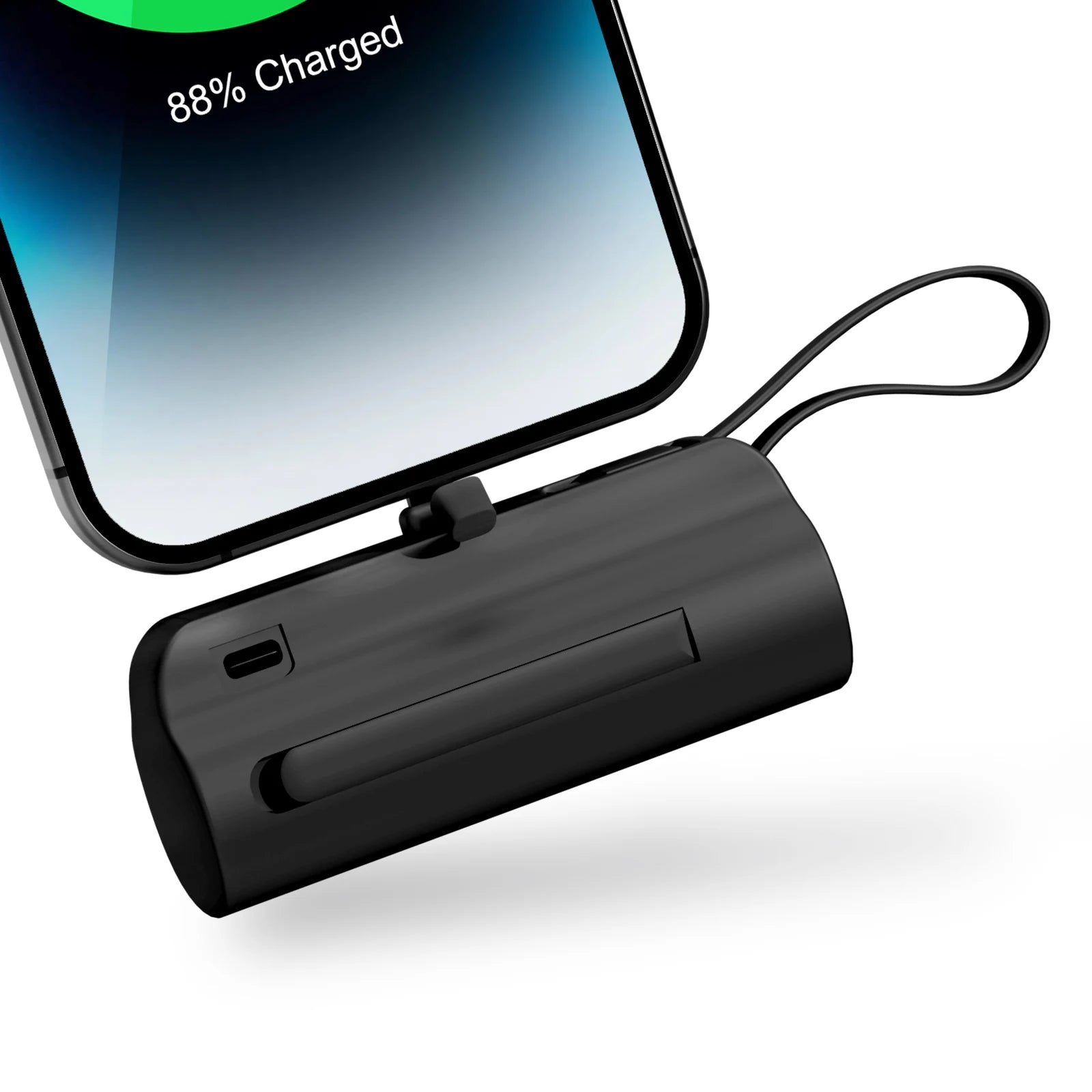 Mini Power Bank Portable 4500mAh Power Phone Charger Capsule Dual USB