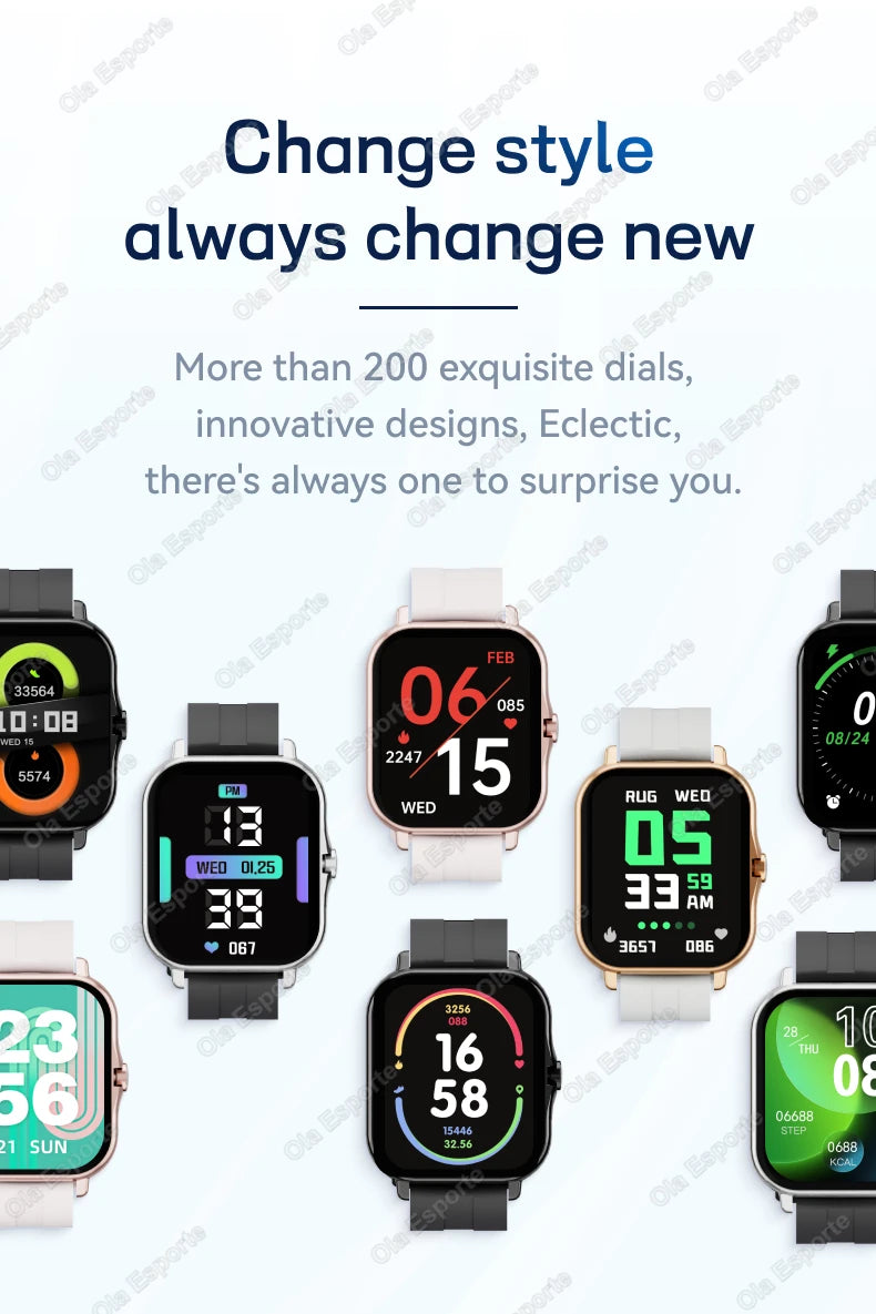 2026 Smart Watch Android Phone 1.83'' Inch Color Screen Bluetooth Call Blood Oxygen/Pressure Monitor Smart Watch Women Men A2435