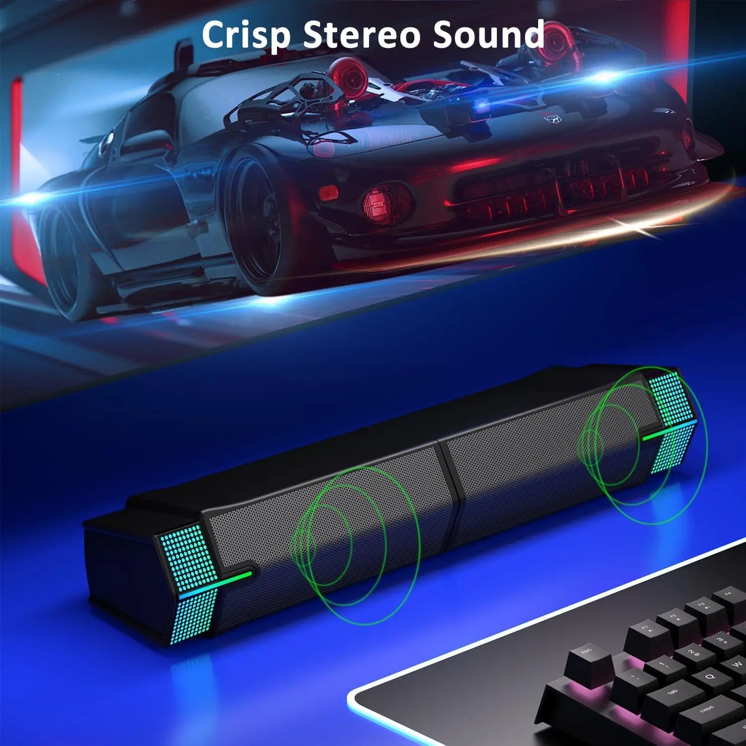 Jeecoo M20 Bluetooth Computer Speakers for PC Desktop Monitor