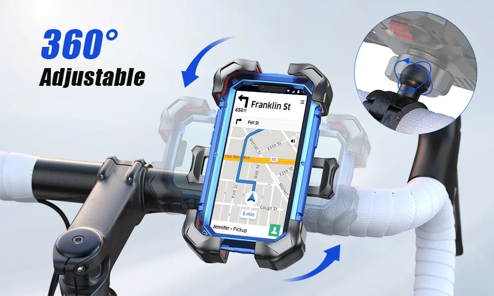 Joyroom 360° View Universal Motorcycle Phone Holder Bicycle Phone Holder