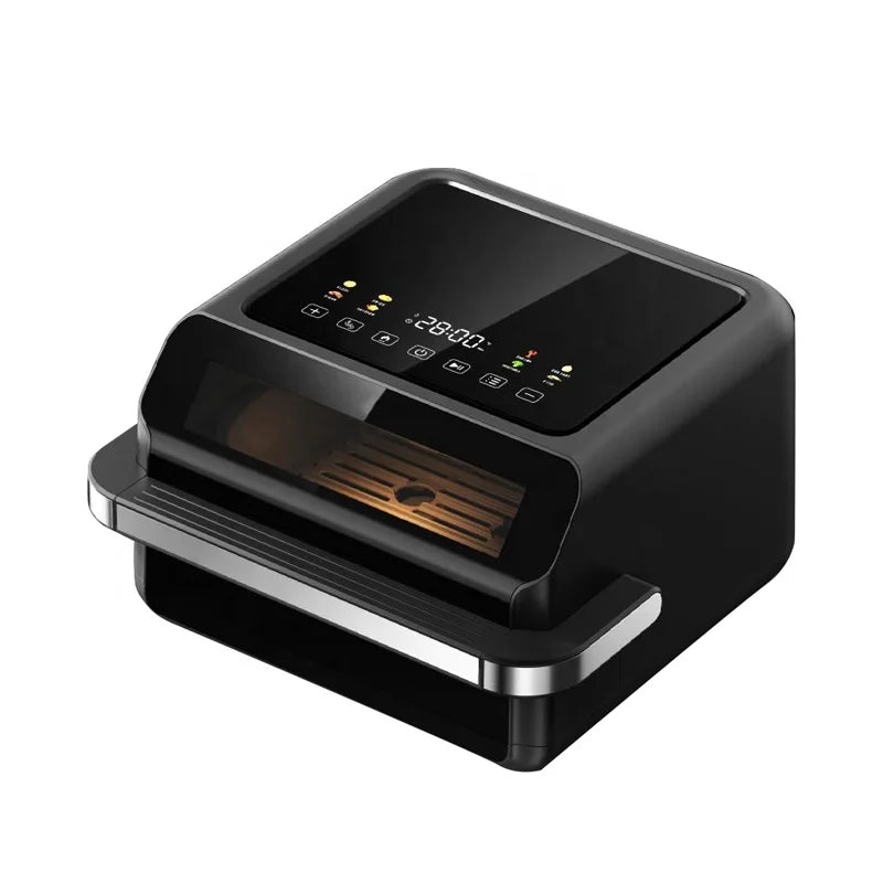 Electric 7.5L Air Fryer Oven Pizza Cooker Non-Stick Fry Basket Over Heat Protection Digital Timer & Temperature Control