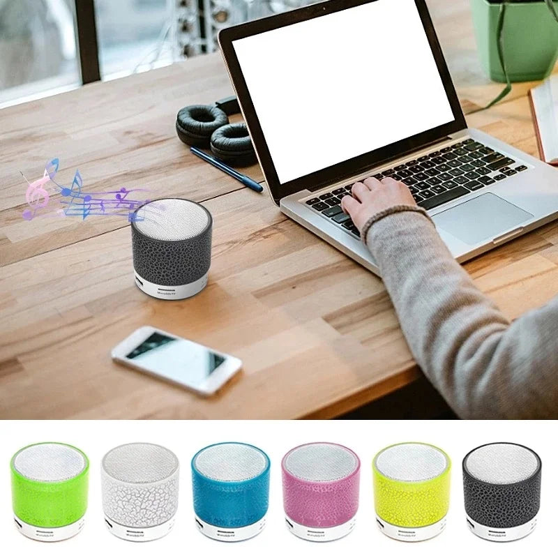 Mini Universal Portable Bluetooth Speaker Wireless Sound Box Speakers Colorful LED