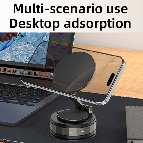 Vacuum Magnetic Suction Car Phone Holder Suction Cup Phone Mount Stand