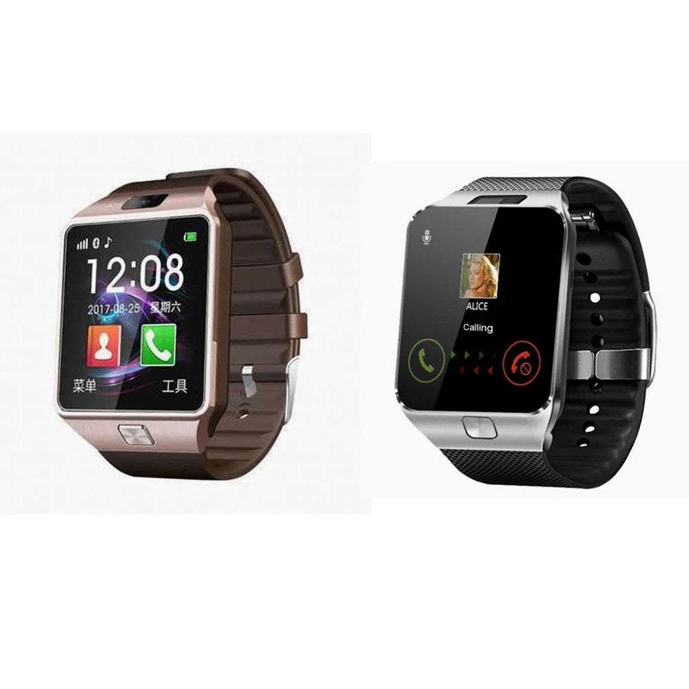 Smart Watch DZ09 Digital Touch Screen Q18 Bracelet Camera Bluetooth WristWatch SIM Card Smart Watch IOS Android Phones Support