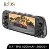 5.1inch New R50S Retro Handheld Video Game Console 128G IPS Screen Two-player Wifi Online Portable Pocket Video Player Boy Gift