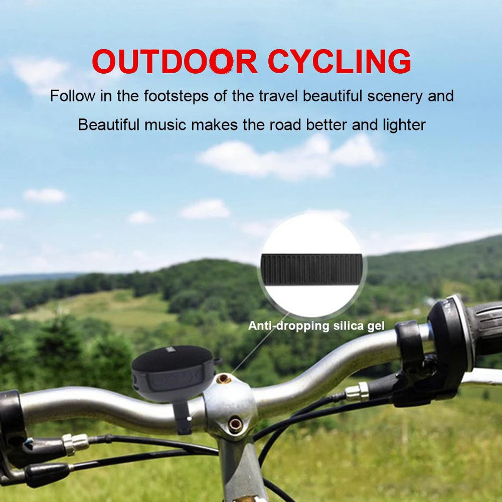 Wireless Bluetooth Bike Motorbike Speaker Portable Bass Subwoofer Cycling Speaker