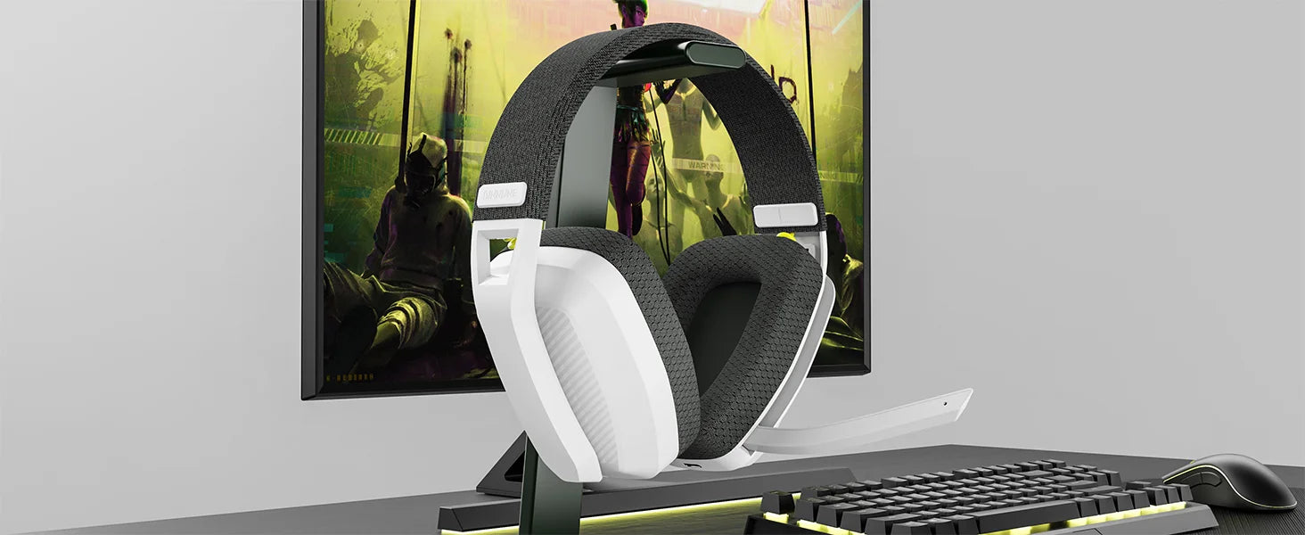 BINNUNE BW06 Bluetooth Headsets Gamer with Mic for Play station Wireless