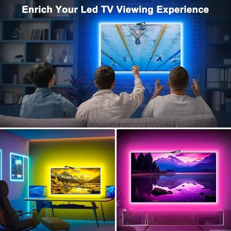 Led Backlight RGBIC LED Strip Light with Color Picking Sensor App Control Light