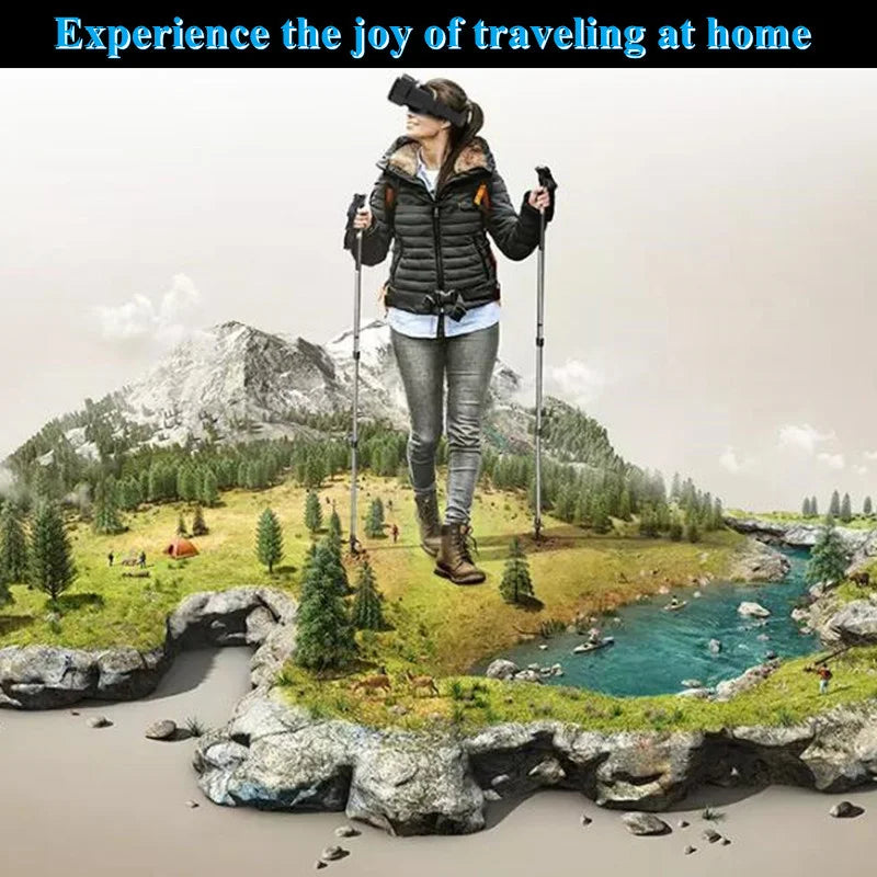 VR Glasses 3D Virtual Reality Box G10 IMAX Giant Screen Google Cardboard Helmet for 4.7-7inch Smartphone Matching Joystick