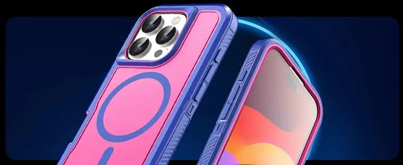 Luxury Ott Magnetic Armor Cases for IPhone Max Box Shockproof Charging