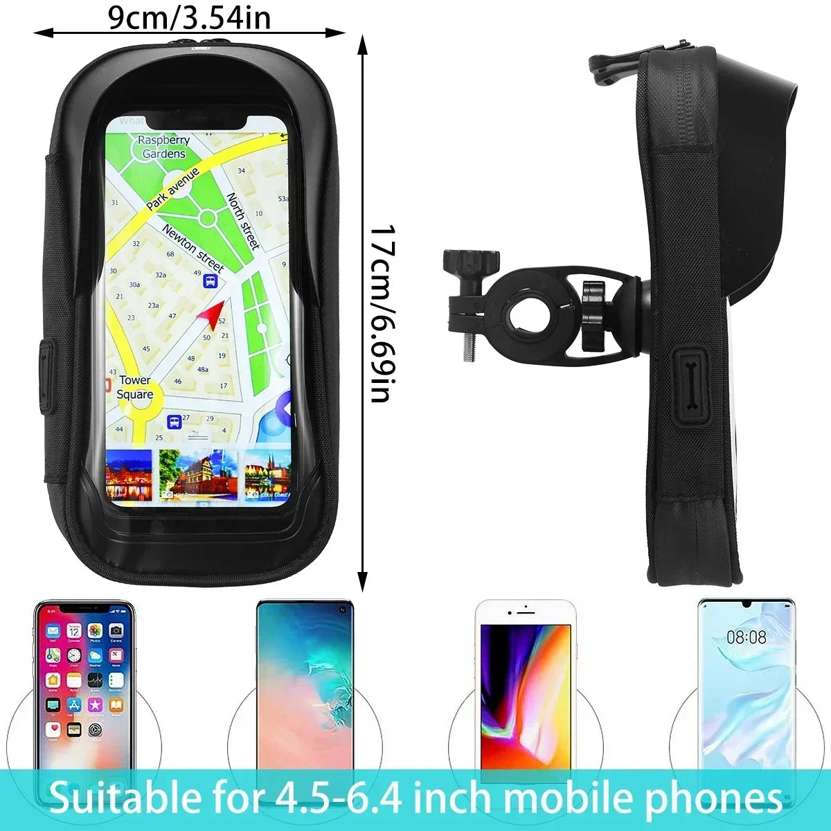 Bicycle Motorcycle GPS Navigation Holder Waterproof Multi-function Accessories