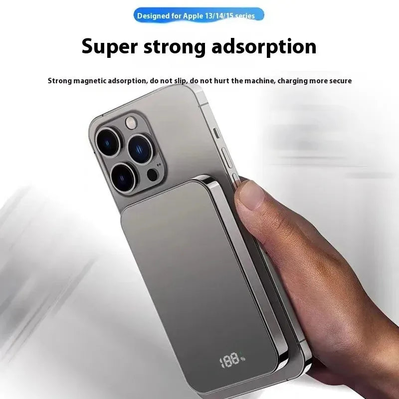 Magnetic Wireless Power Bank Fast Charging Portable External Battery