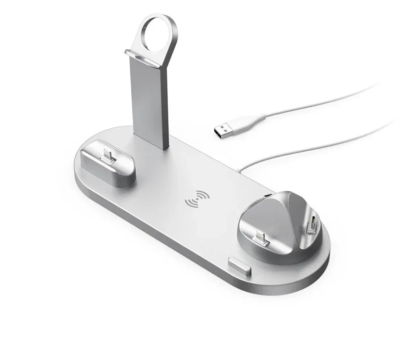7 in 1 Wireless Charger Stand Pad For iPhone 17-12 Pro Max Apple Watch Airpods Pro iWatch 8 7 Fast Charging Dock Station