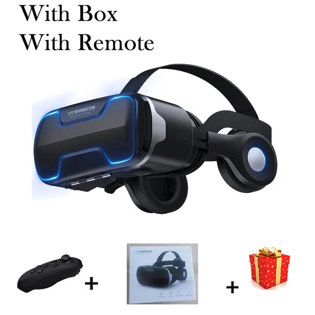 3D Glasses VR Shinecon Viar Helmet Virtual Reality Headset For iPhone Android Smartphone Smart Phone Goggles Casque Binoculars