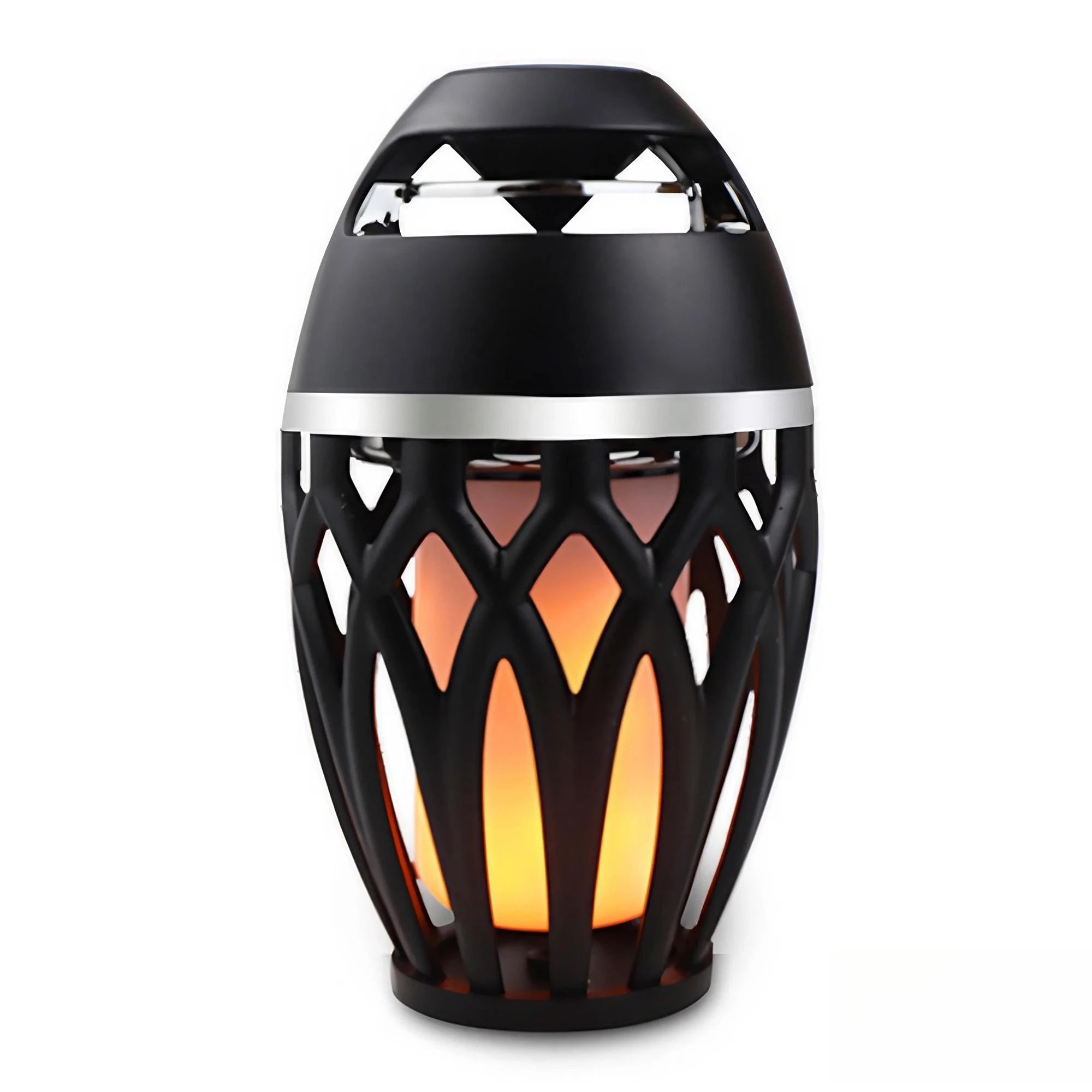 Portable Bluetooth 5.0 Flame Speaker with LED Torch 5W Bass Sound Camping