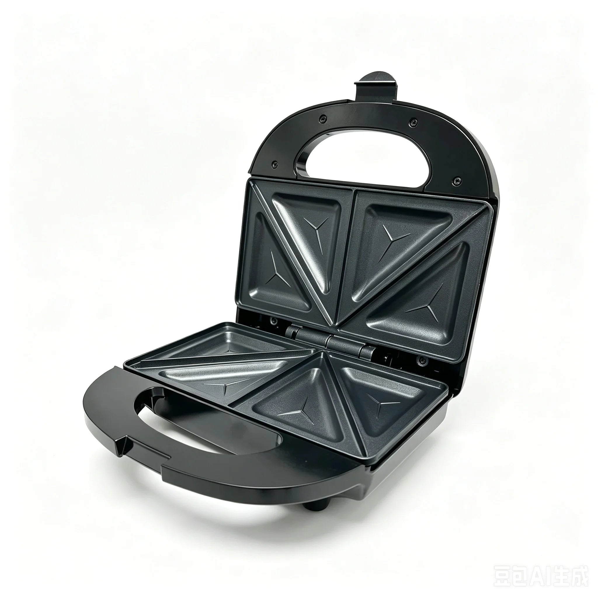 Electric Sandwich Maker  750W Non-Stick Plates Breakfast Maker with Indicator Lights Cool Touch Handle Easy Clean And Store