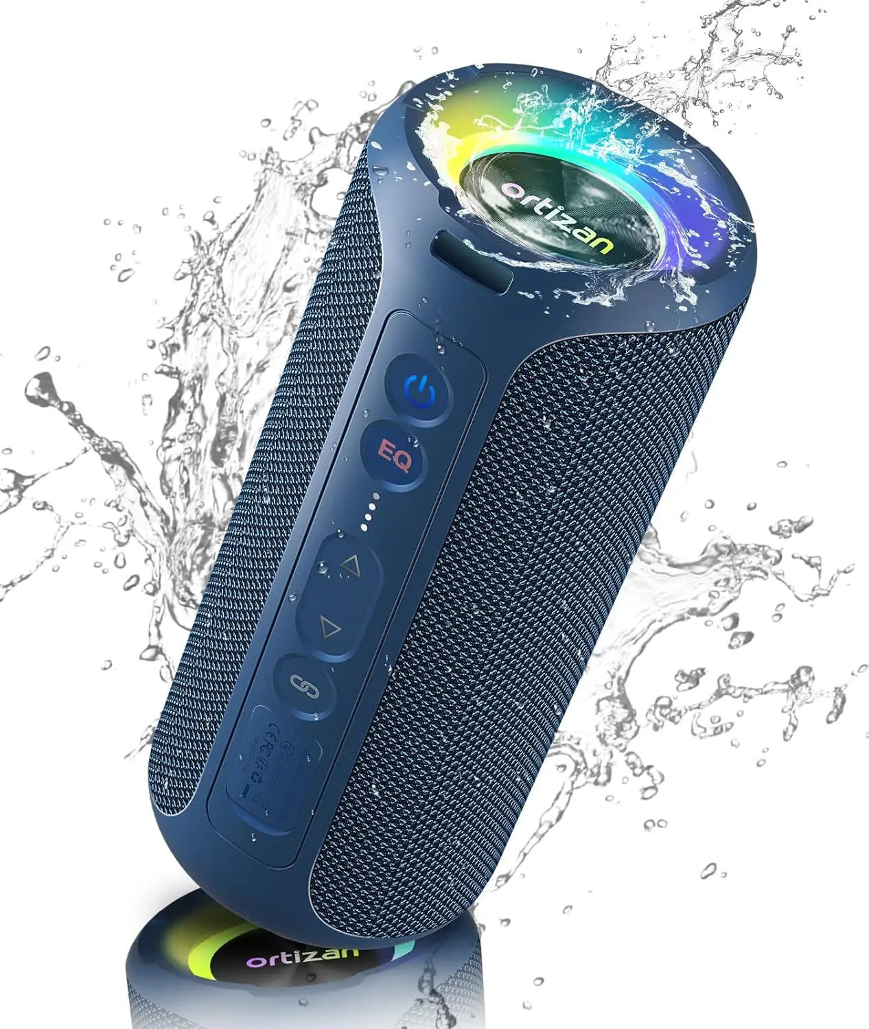 Ortizan Bluetooth Speakers Enhanced Bass Portable Outdoor Wireless Speaker