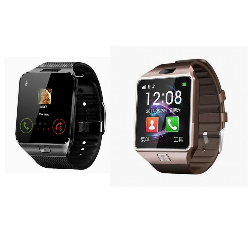 Smart Watch DZ09 Digital Touch Screen Q18 Bracelet Camera Bluetooth WristWatch SIM Card Smart Watch IOS Android Phones Support
