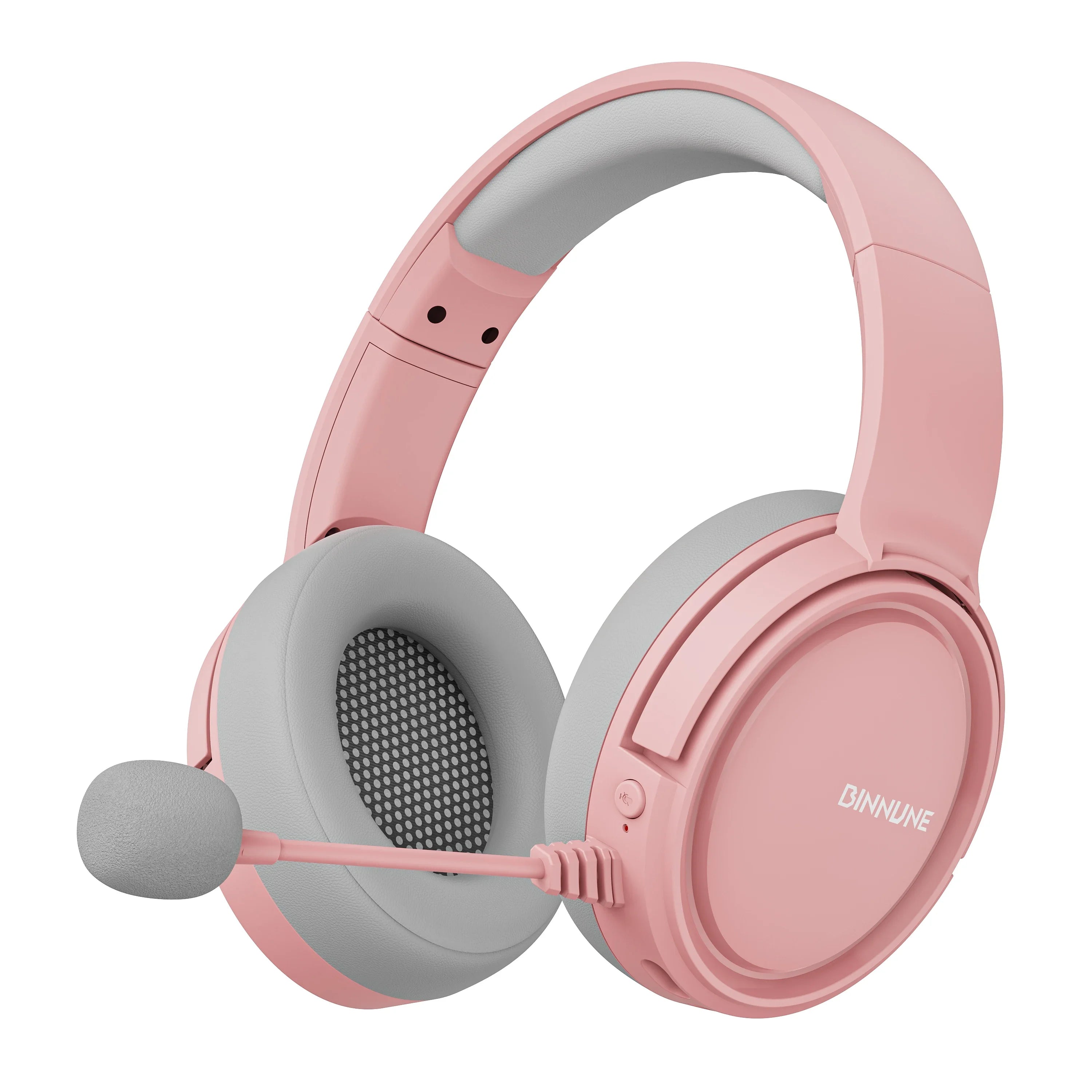 BINNUNE Wireless Gaming Headset with Mic Lightweight Over-Ear Gaming