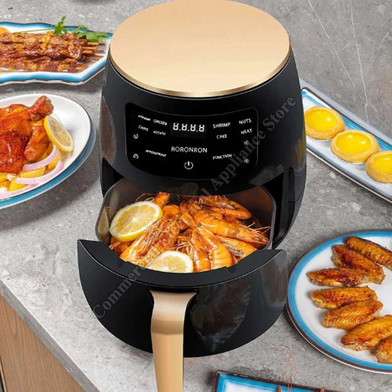 Air Fryer Smart Touchscreen  Multifunctional Oil-Free Smoke Fryer