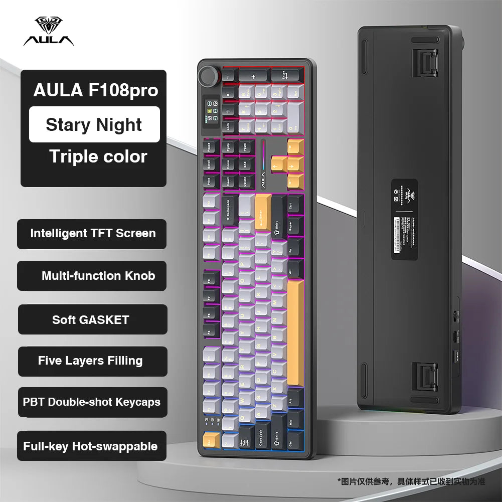 Wireless Bluetooth Keyboard Macro Gaming keyboard Gasket Keyboard