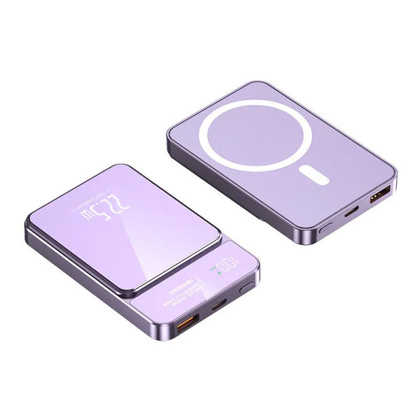 10000mAh Magnetic Power Bank 20W Wireless Power bank Slim Portable Battery