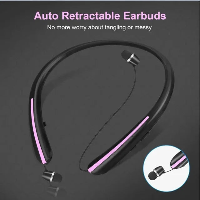 New Neckband Bluetooth Headphone Earphone Wireless Headset Waterproof