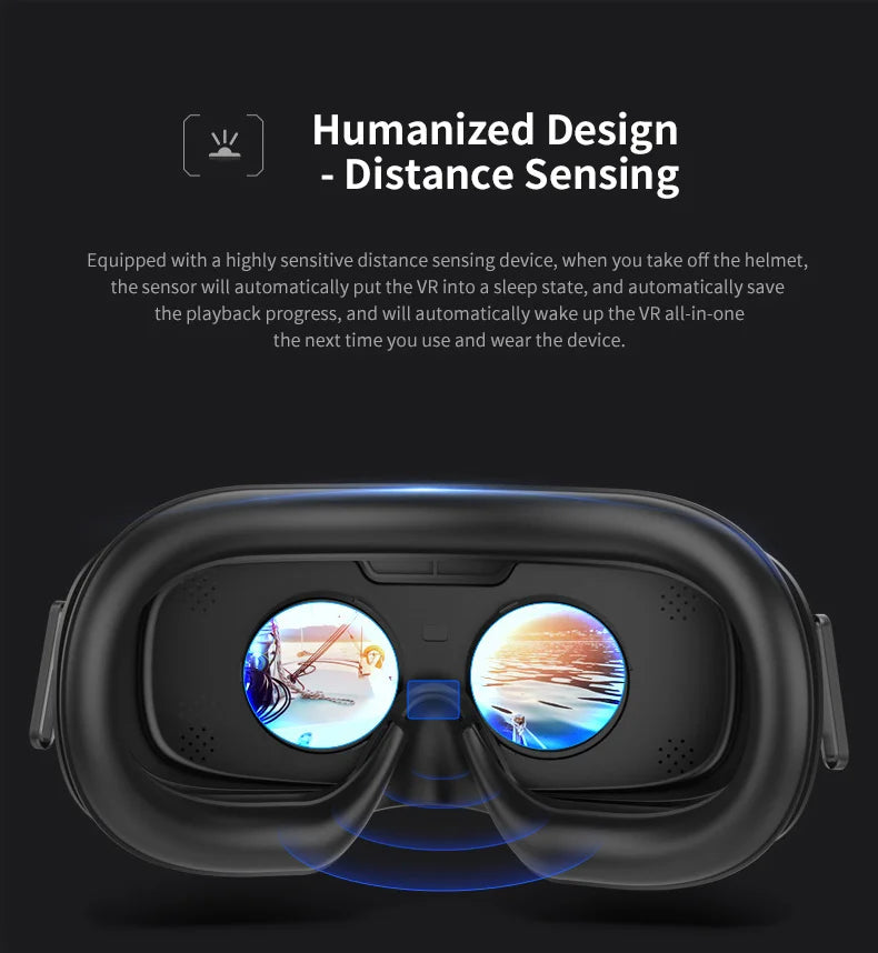 Dual WIFI 5G 4K Android 7.1 4000mAh  All-In-One VR Headset Glasses for Gaming & Movies Adult VR AIO5 Hardware