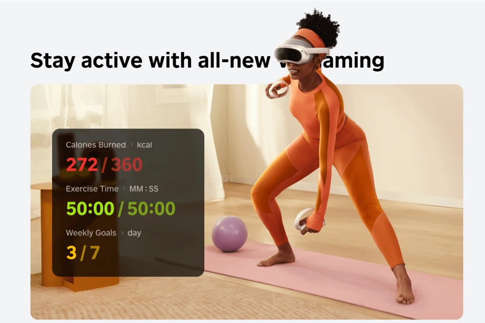 Original Pico4 VR Headset All-In-One Virtual Reality Pico 4 VR Glasses 4K+ Display For Metaverse & Stream VR 3D Gaming