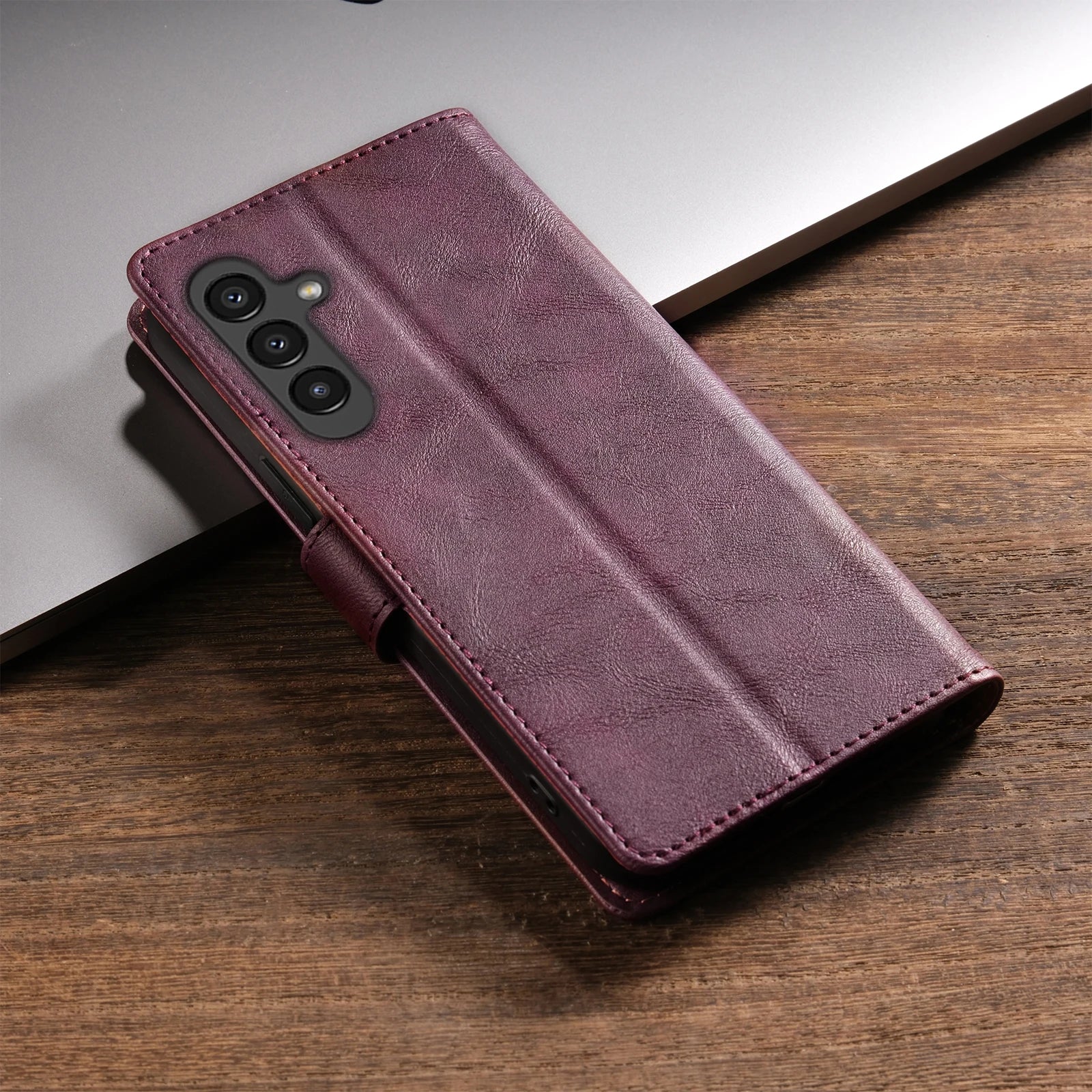 Business Leather Phone Case For Samsung Galaxy Note20 Flip Card Wallet