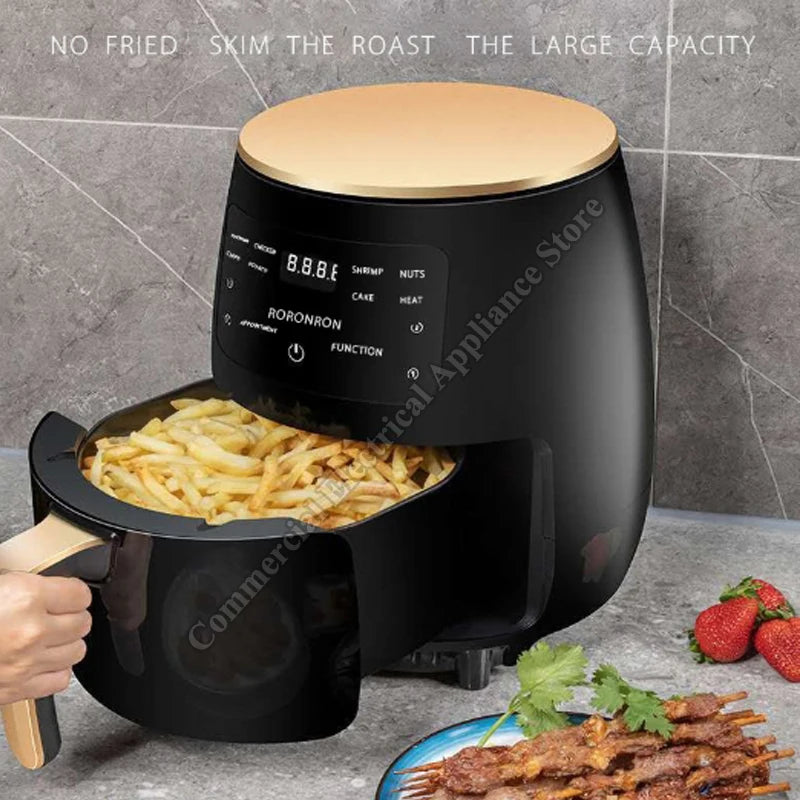 Air Fryer Smart Touchscreen  Multifunctional Oil-Free Smoke Fryer