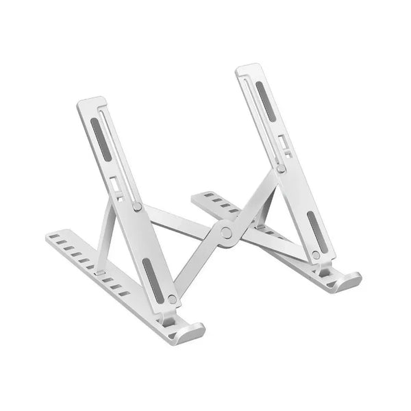 White Adjustable Laptop Stand  Desktop Holder Foldable Portable Bracket