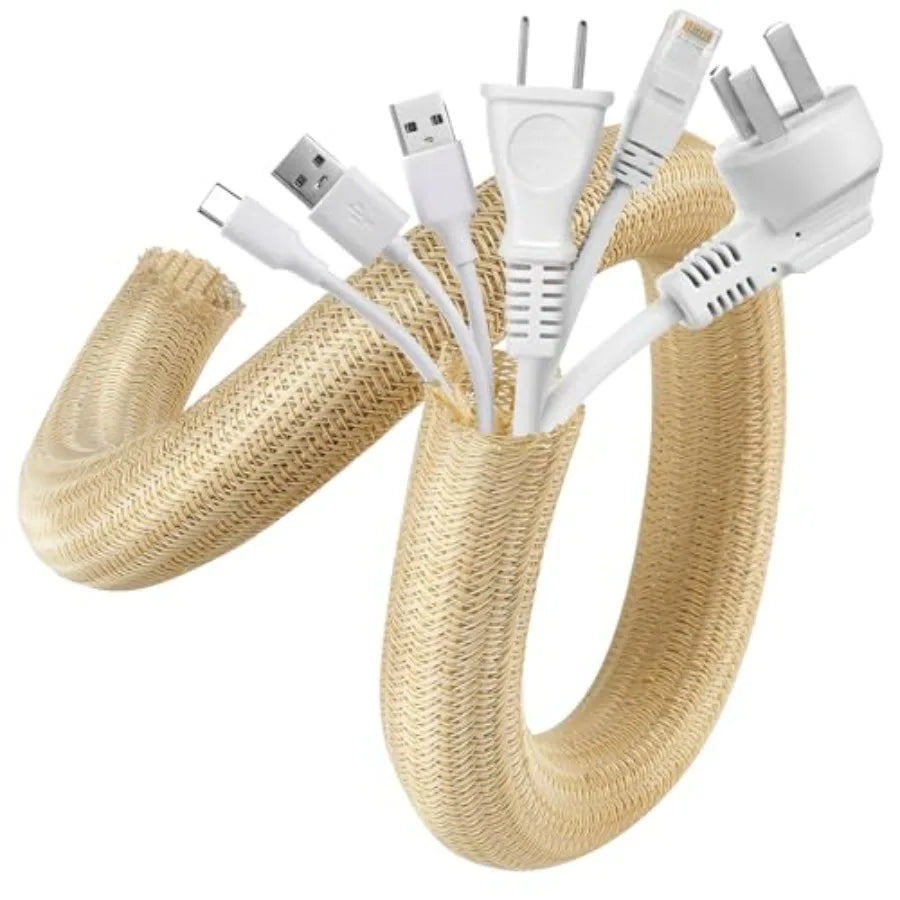 Cable Management, Desk Cord Cover Organizer Wire Hider for Computer TV Wire