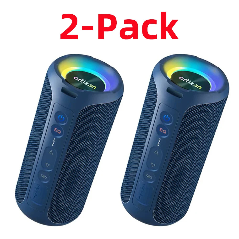 Ortizan Bluetooth Speakers Enhanced Bass Portable Outdoor Wireless Speaker