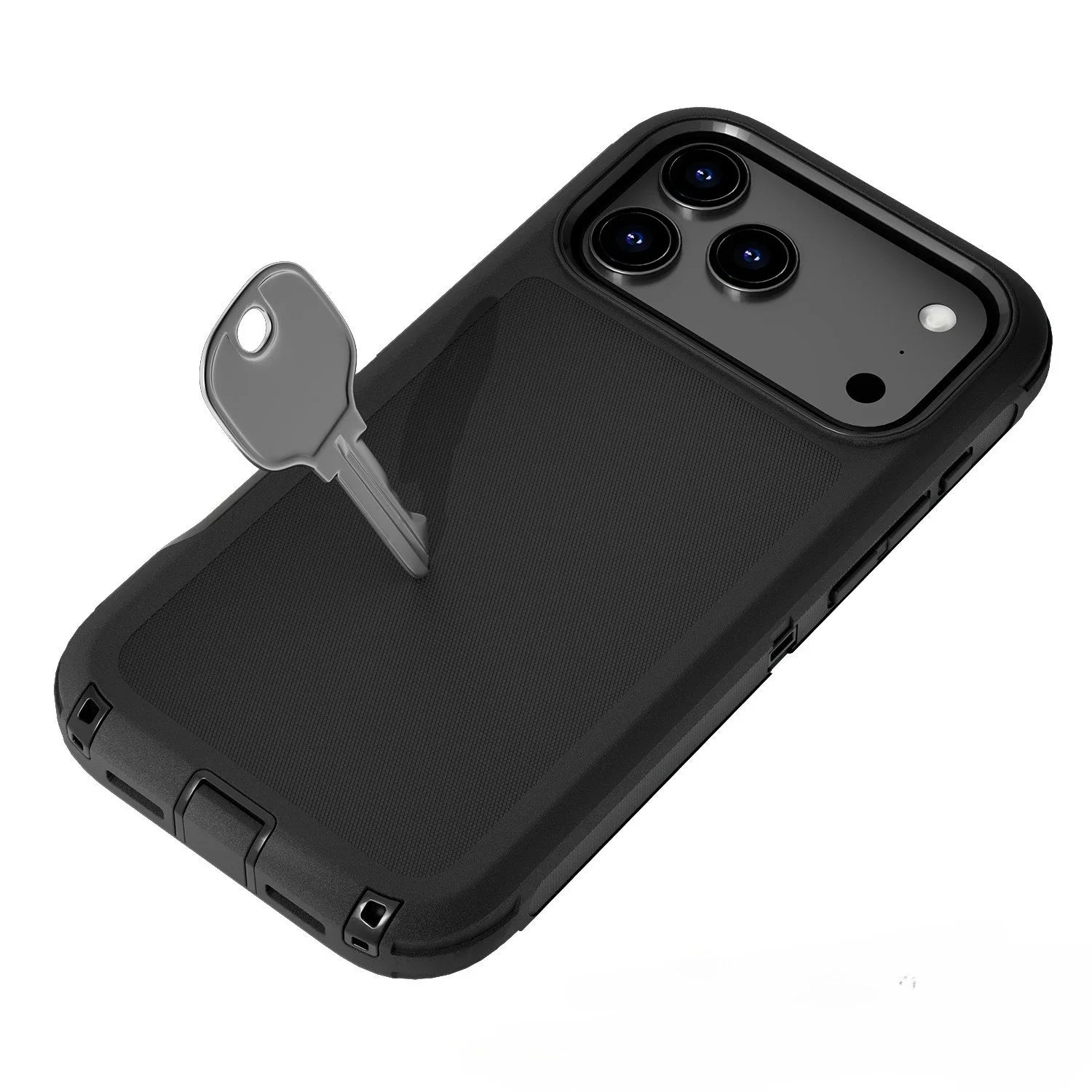 Rugged Shockproof Case with Belt Clip 2-Tone Design Heavy Duty Protection