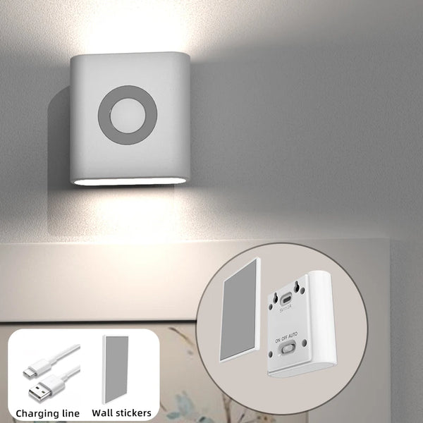 Motion Sensor Light LED Type C Rechargeable Wireless Night Light