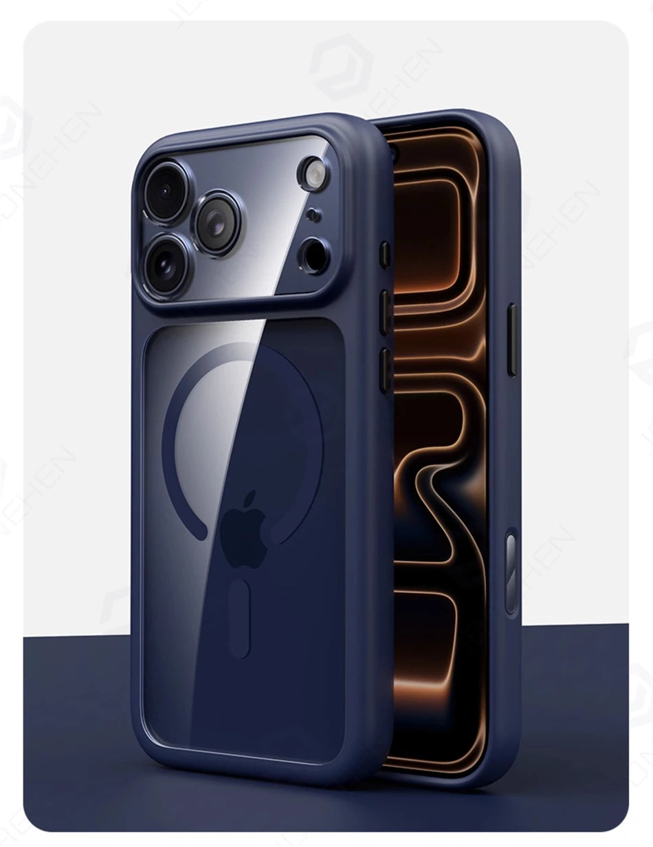 Magnetic Business Simplicity Shockproof Orange Bumper Camera Button Case