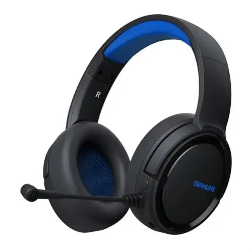 BINNUNE Wireless Gaming Headset with Mic Lightweight Over-Ear Gaming