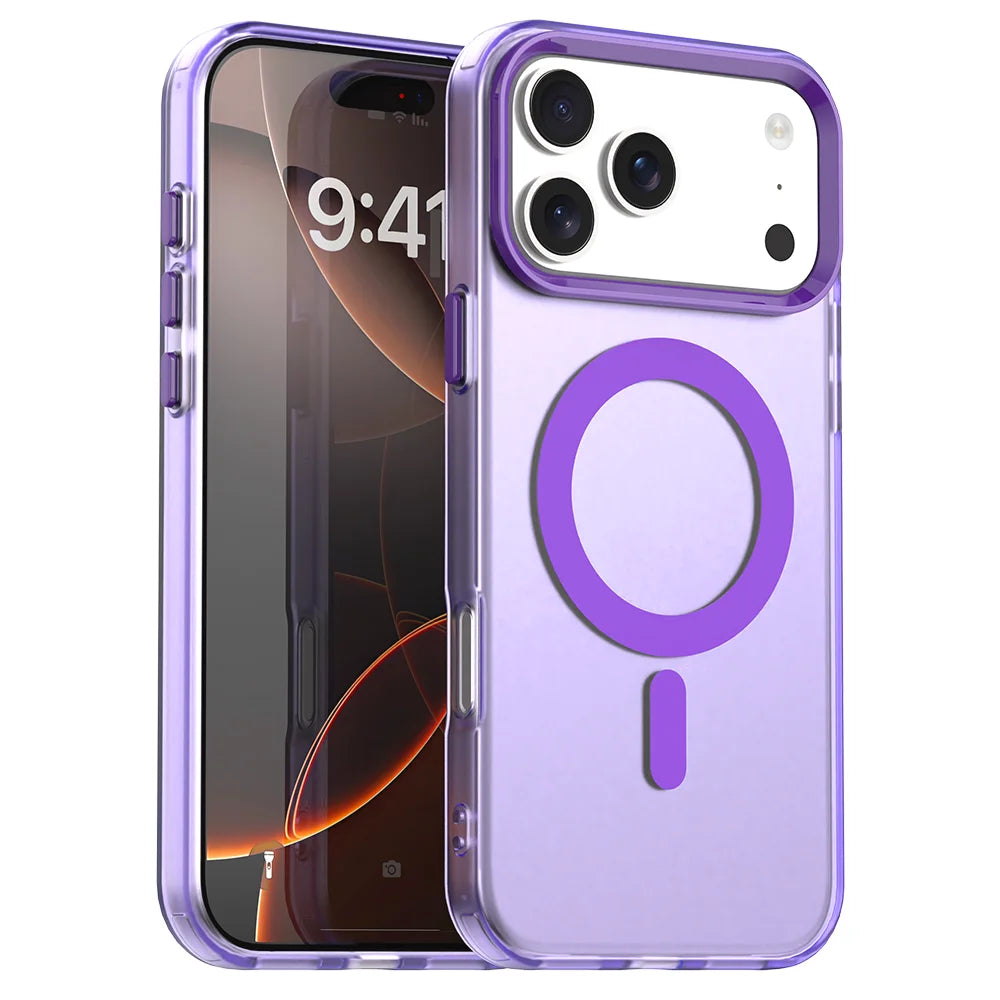 Matte Clear For Magsafe Wireless Charge Case for iPhone Max Military Shockproof