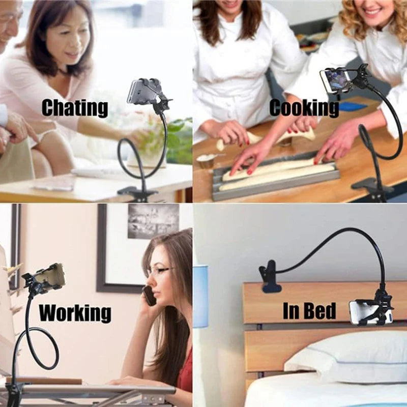 Flexible Universal Lazy Bracket Mobile Phone Holder Portable 360° Adjustble
