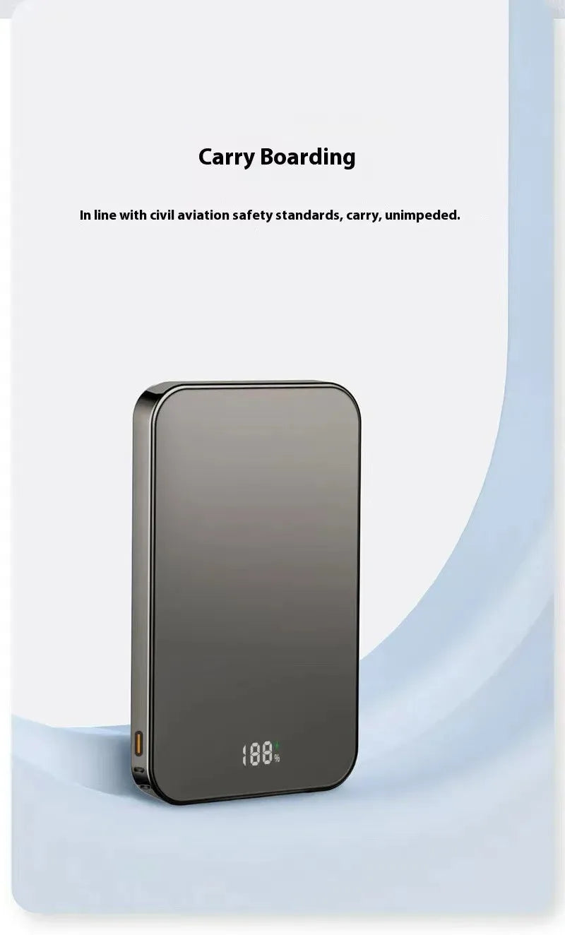 Magnetic Wireless Power Bank Fast Charging Portable External Battery