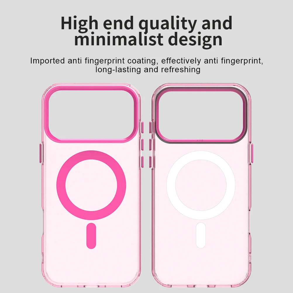 Matte Clear For Magsafe Wireless Charge Case for iPhone Max Military Shockproof