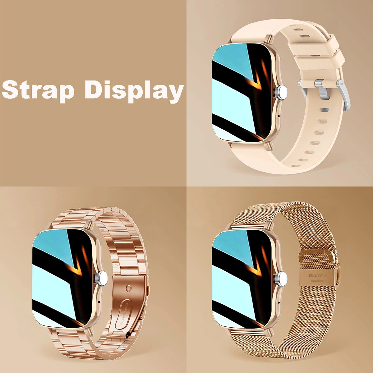 1.83'' Waterproof Smart Watch with Message Answer Call Sleep Monitoring Sports Pedometer Information Alerts For iPhone Android
