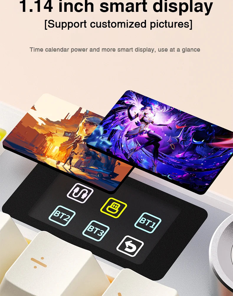 Wireless Bluetooth Keyboard Macro Gaming keyboard Gasket Keyboard