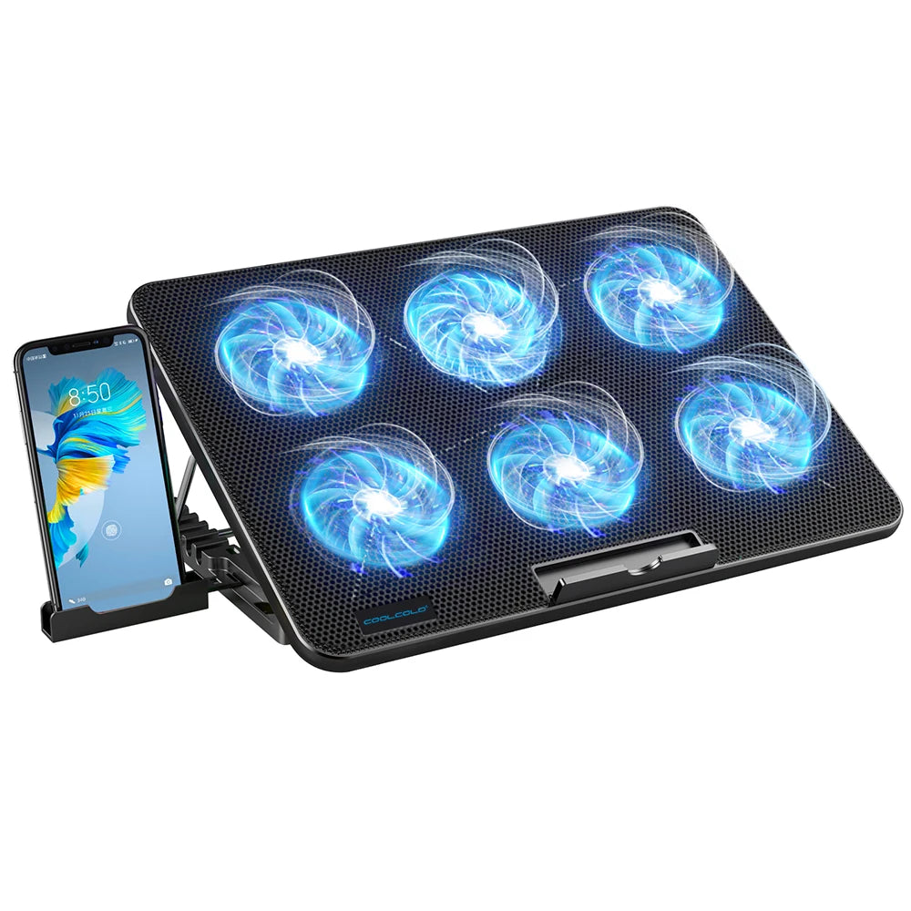 Laptop Cooling Pad Height Wind Speed Adjustable Laptop Cooer With Mobile