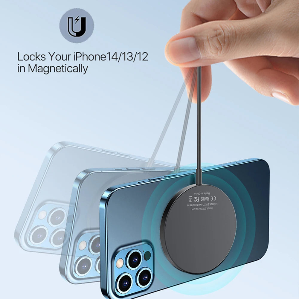 Magnetic Wireless Charger For Induction Fast Wireless Charging Pad For AirPods